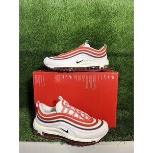 New Mens Size 7.5 - Nike Air Max 97 Dark Team Red FN6957-101 Sneaker Damaged Box